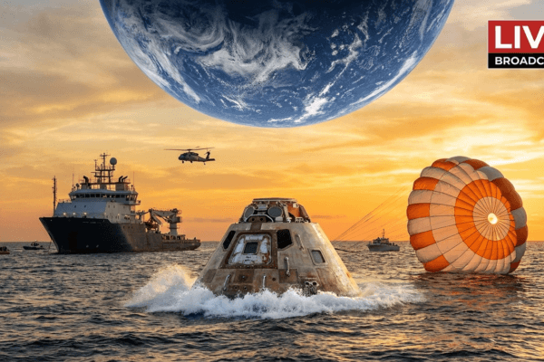 Artemis II splashdown