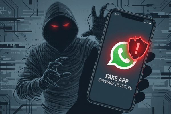 WhatsApp fake app spyware