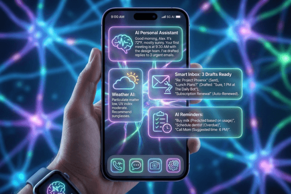 iPhone AI widgets